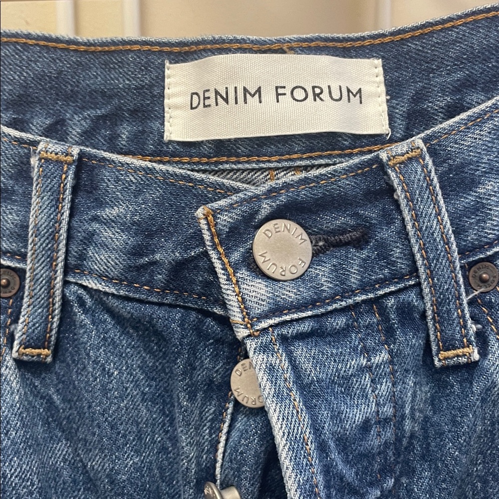 Aritzia - The Nina Stovepipe Highrise Tapered Organic Denim Jeans Blue 30 x 31 - Picture 4 of 14